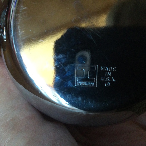 ✔️Vintage Irvinware Chrome Butter Dish, Creamer, and Sugar MCM - Picture 8 of 8